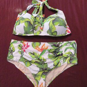 Ryan Dvan | Size 12 | Tropical Swim Bathing Suit Bikini Set Beach